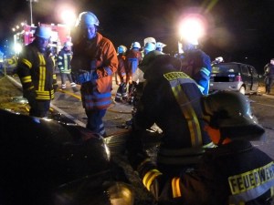 Einsatzbild Verkehrsunfall 06.01.2014 17:16